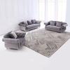 Divano moderno ed elegante in tessuto peluche